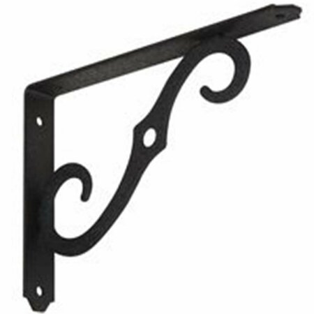 TOTALTURF 229427 Deco-Shelf Bracket 8 x 5.5 In. Black TO3122472